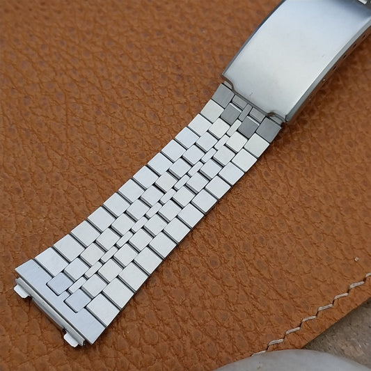 Vintage 18mm 2836H Classic Stainless Steel Flared nos Unused Watch Band