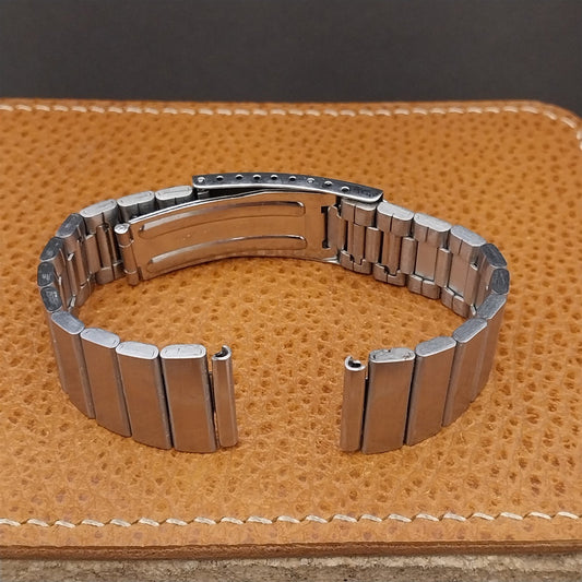 17.2mm 1970s Vintage Stainless Steel Classic Flared NOS Unused Watch Band