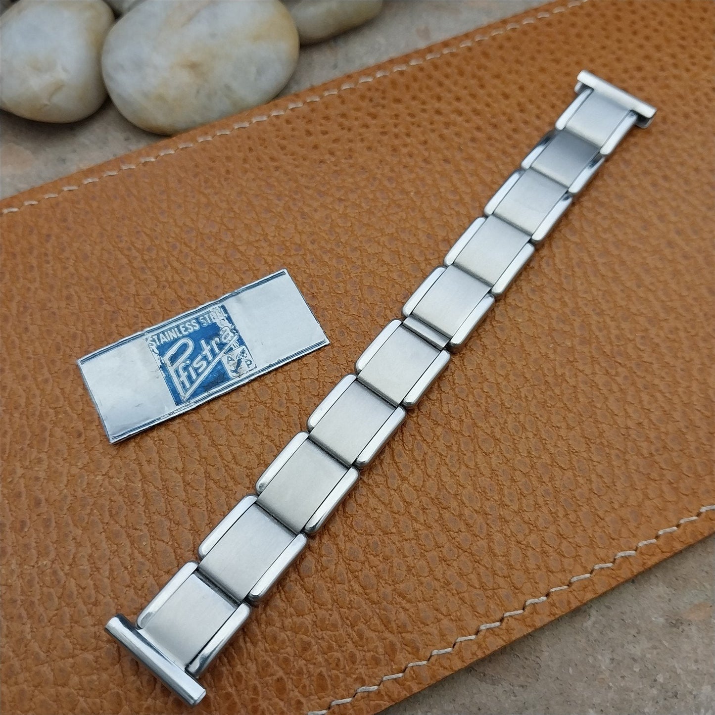 16mm Stainless Steel Wire Lug Pfistra Short Expansion Unused Vintage Watch Band