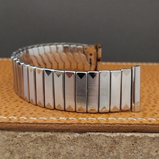 19mm 18mm Stainless Steel Expansion nos Admiral USA 1960s Vintage Watch Band