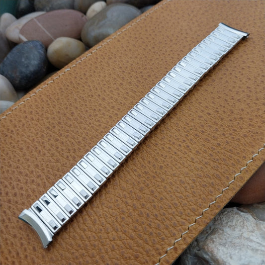 17mm 16mm White Gold-Filled Kreisler USA Classic Unused 1960s Vintage Watch Band