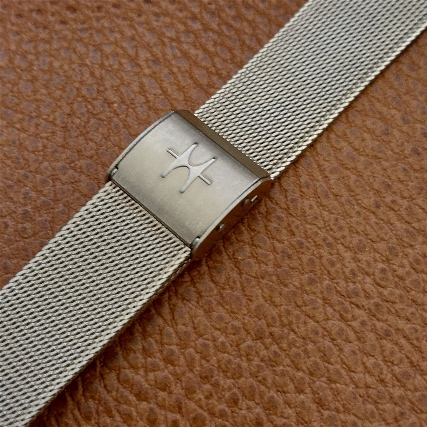 Vintage Hamilton 20mm Admiral Yellow Gold rgp Classic Mesh nos Unused Watch Band