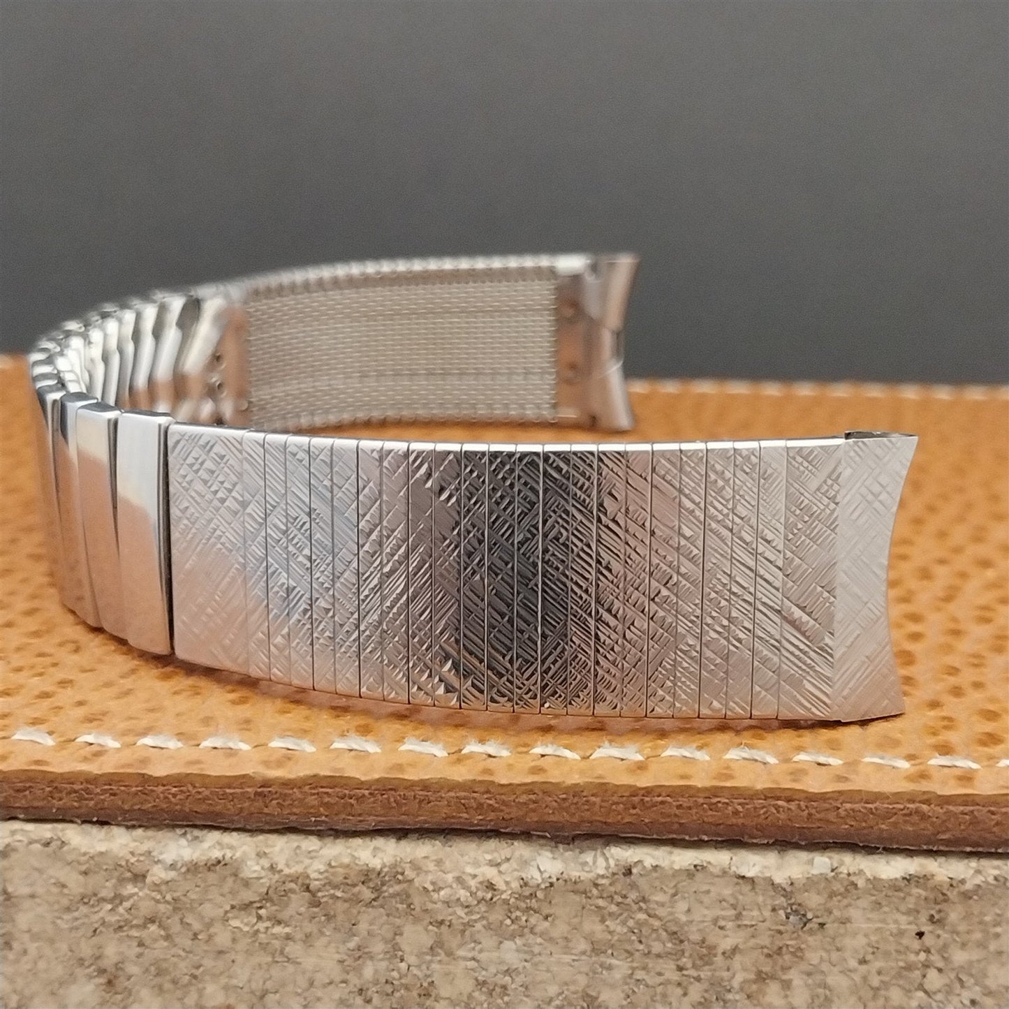 17.3mm Stainless Steel Kreisler Canada Classic Unused 1960s Vintage Watch Band