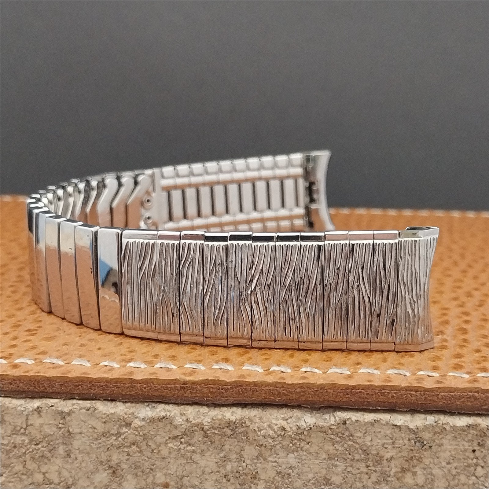 Vintage 17.2mm Stainless Steel Classic 1960s Expansion Craftex Unused Watch Band