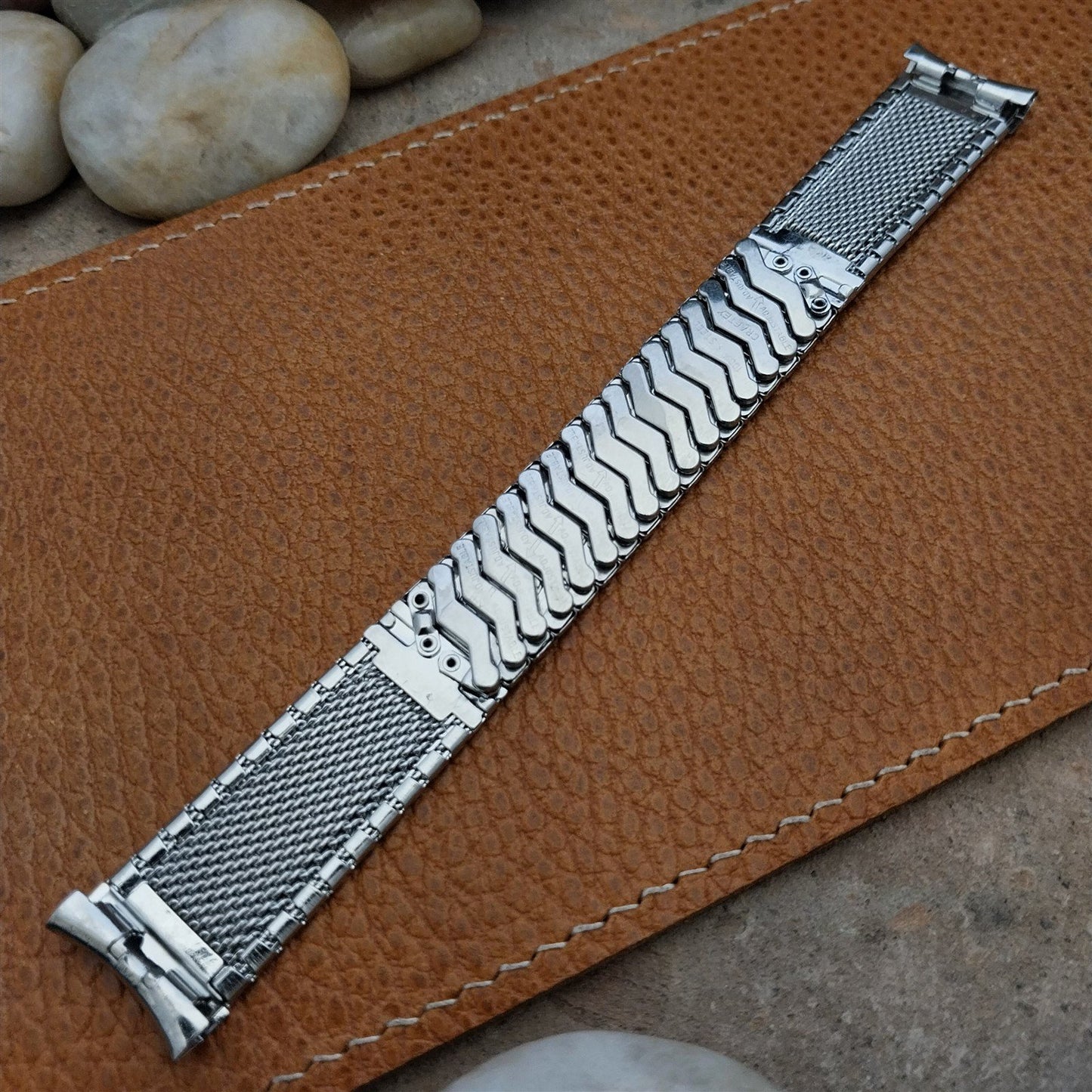 Vintage 18mm Stainless Steel Classic 1960s Expansion Craftex Unused Watch Band