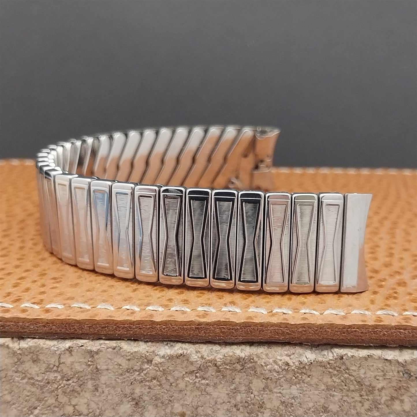 Vintage 16mm Stainless Steel Expansion Craftex Classic 1960s Unused Watch Band