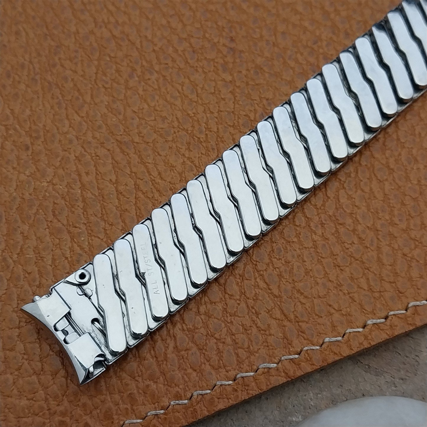 Vintage 16mm Stainless Steel Expansion Craftex Classic 1960s Unused Watch Band