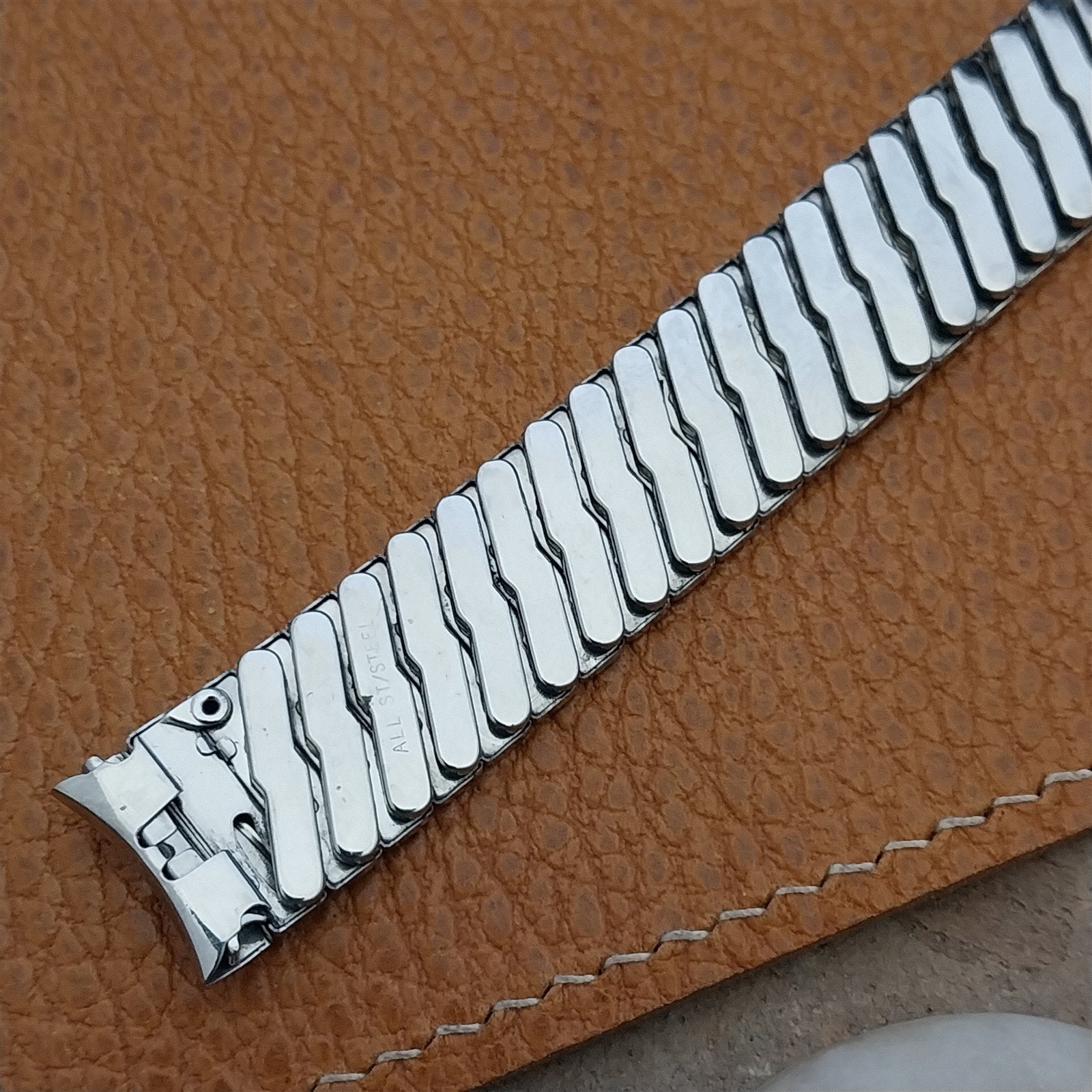 Vintage 16mm Stainless Steel Expansion Craftex Classic 1960s Unused Watch Band