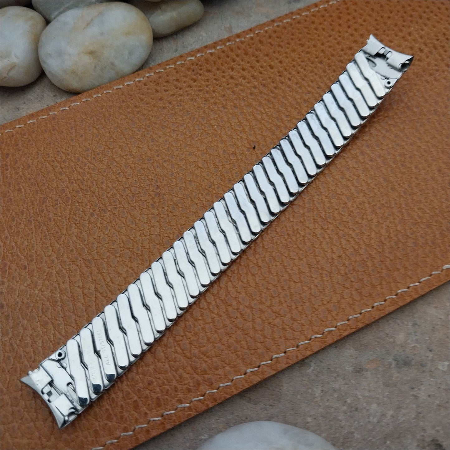 Vintage 16mm Stainless Steel Expansion Craftex Classic 1960s Unused Watch Band