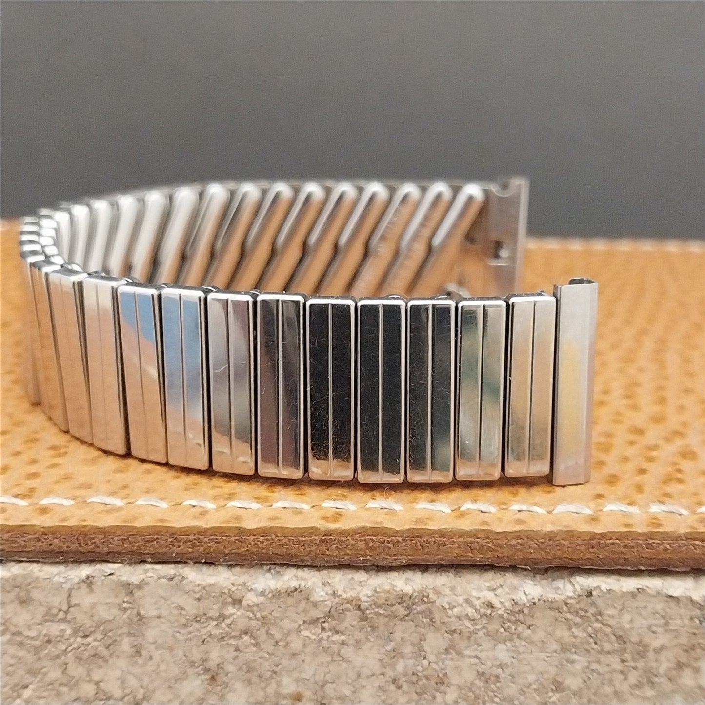 Vintage 17.2mm 17mm Stainless Steel Expansion Craftex 1960s Unused Watch Band