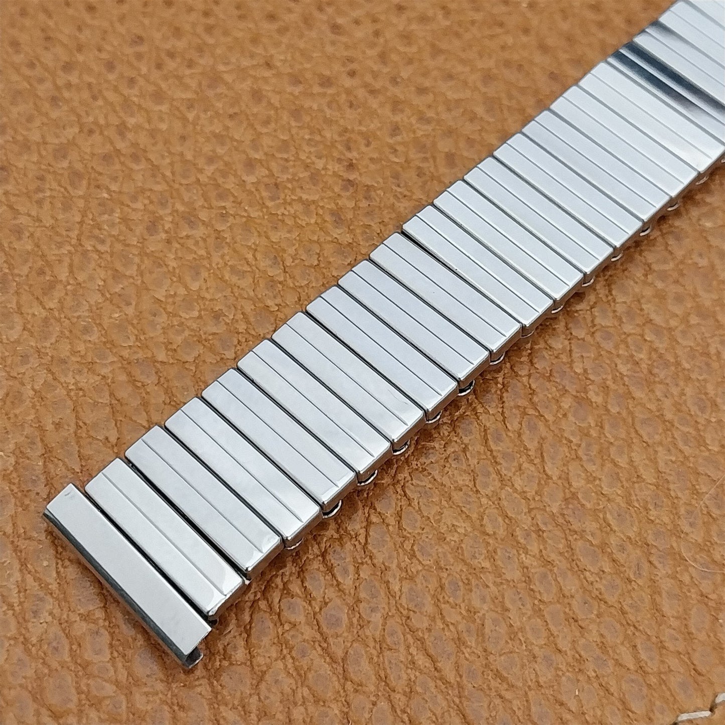 Vintage 17.2mm 17mm Stainless Steel Expansion Craftex 1960s Unused Watch Band