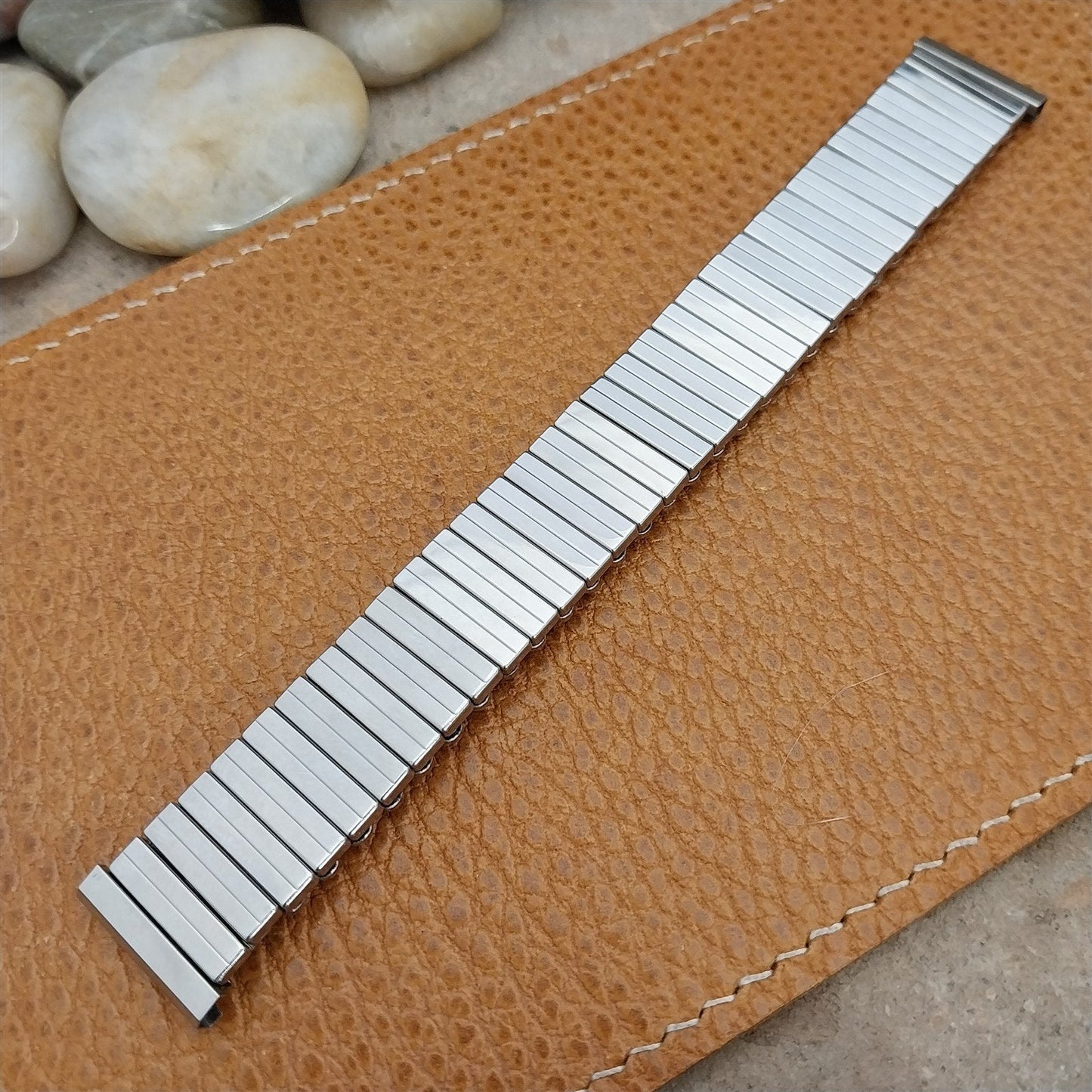 Vintage 17.2mm 17mm Stainless Steel Expansion Craftex 1960s Unused Watch Band