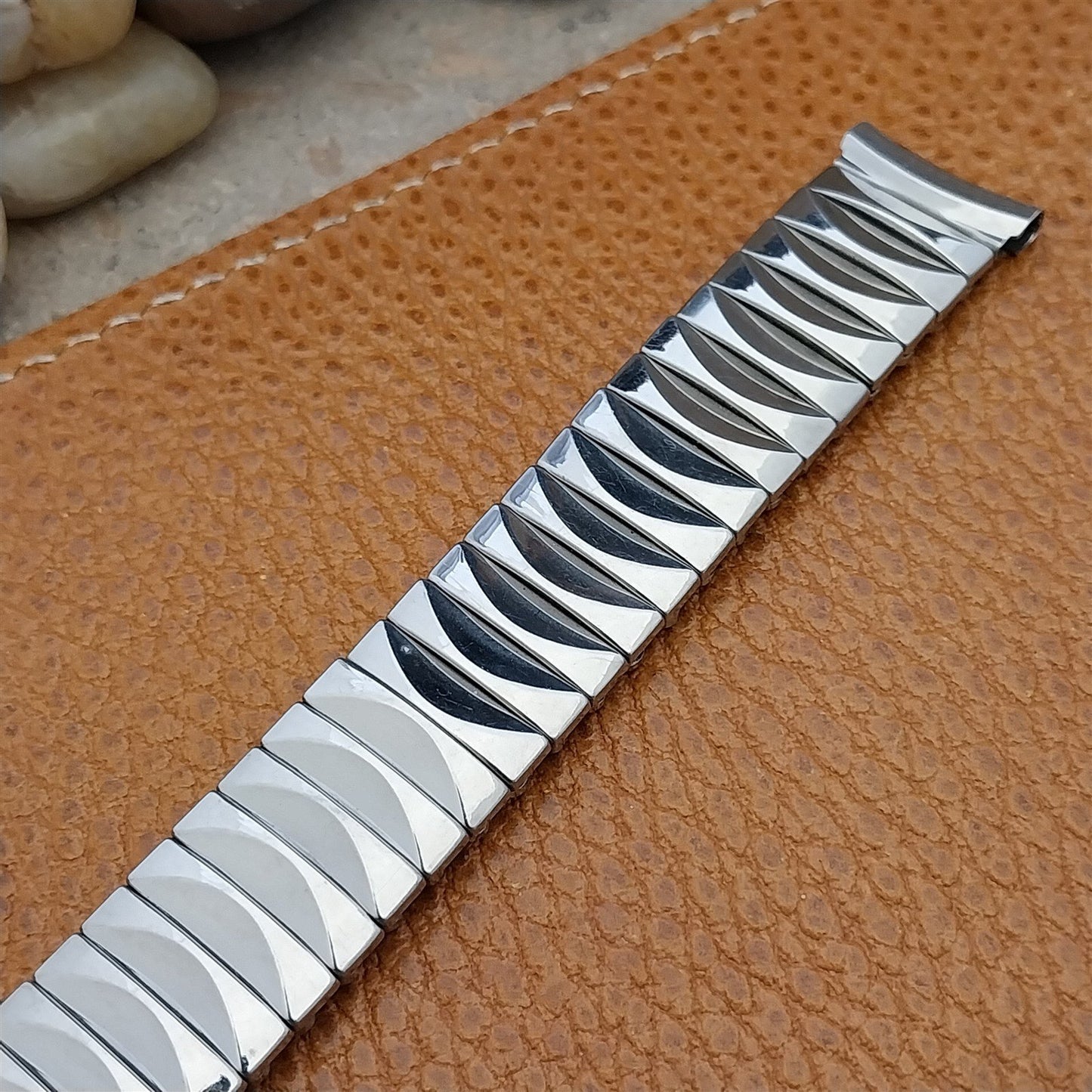 16mm Stainless Steel Expansion Craftex 1960s Unused Vintage Watch Band