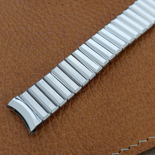 5/8" 10k White Gold-Filled Classic Stretch Kreisler Unused 1950s Watch Band
