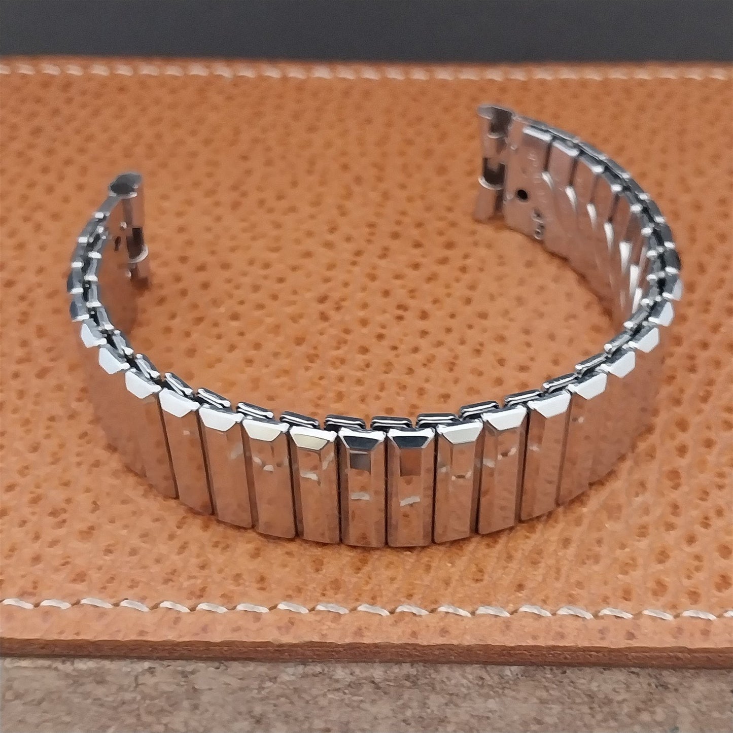 Vintage 5/8" Admiral Stainless Steel Classic Stretch NOS Unused 1950s Watch Band