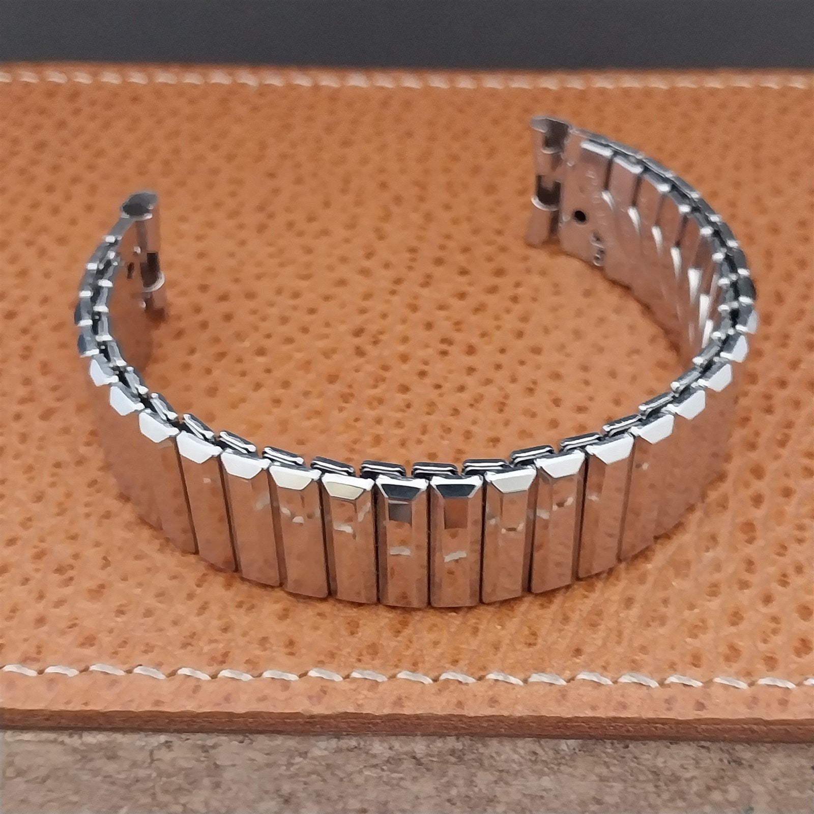 Vintage 5/8" Admiral Stainless Steel Classic Stretch NOS Unused 1950s Watch Band