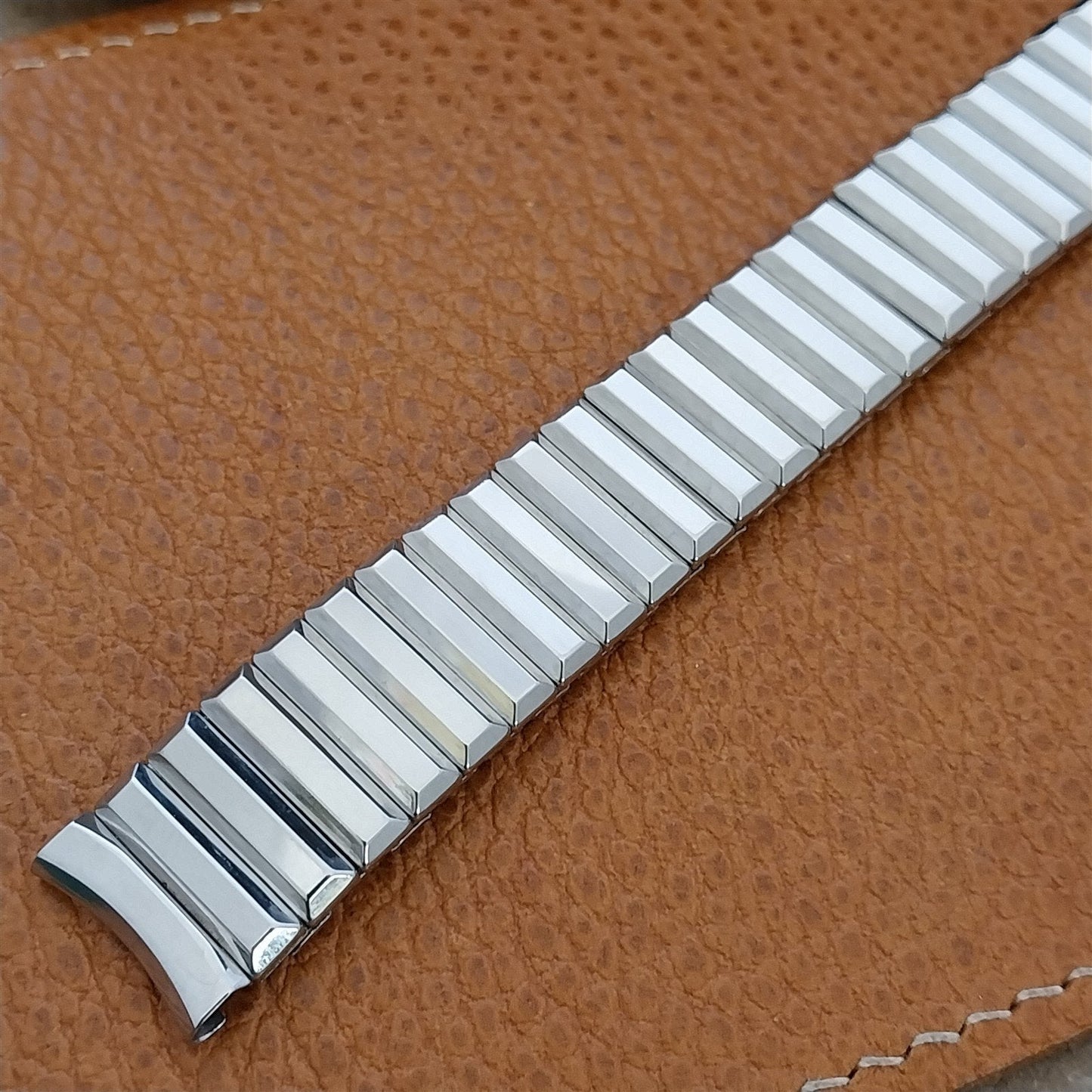 Vintage 5/8" Admiral Stainless Steel Classic Stretch NOS Unused 1950s Watch Band