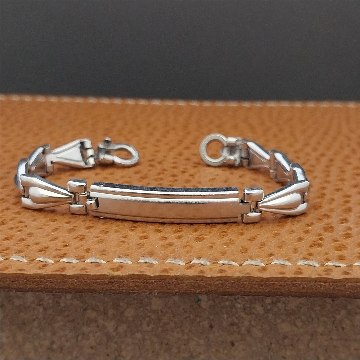 Ladies 12k White Gold-Fill JB Champion Short Classic Unused Vintage Watch Band