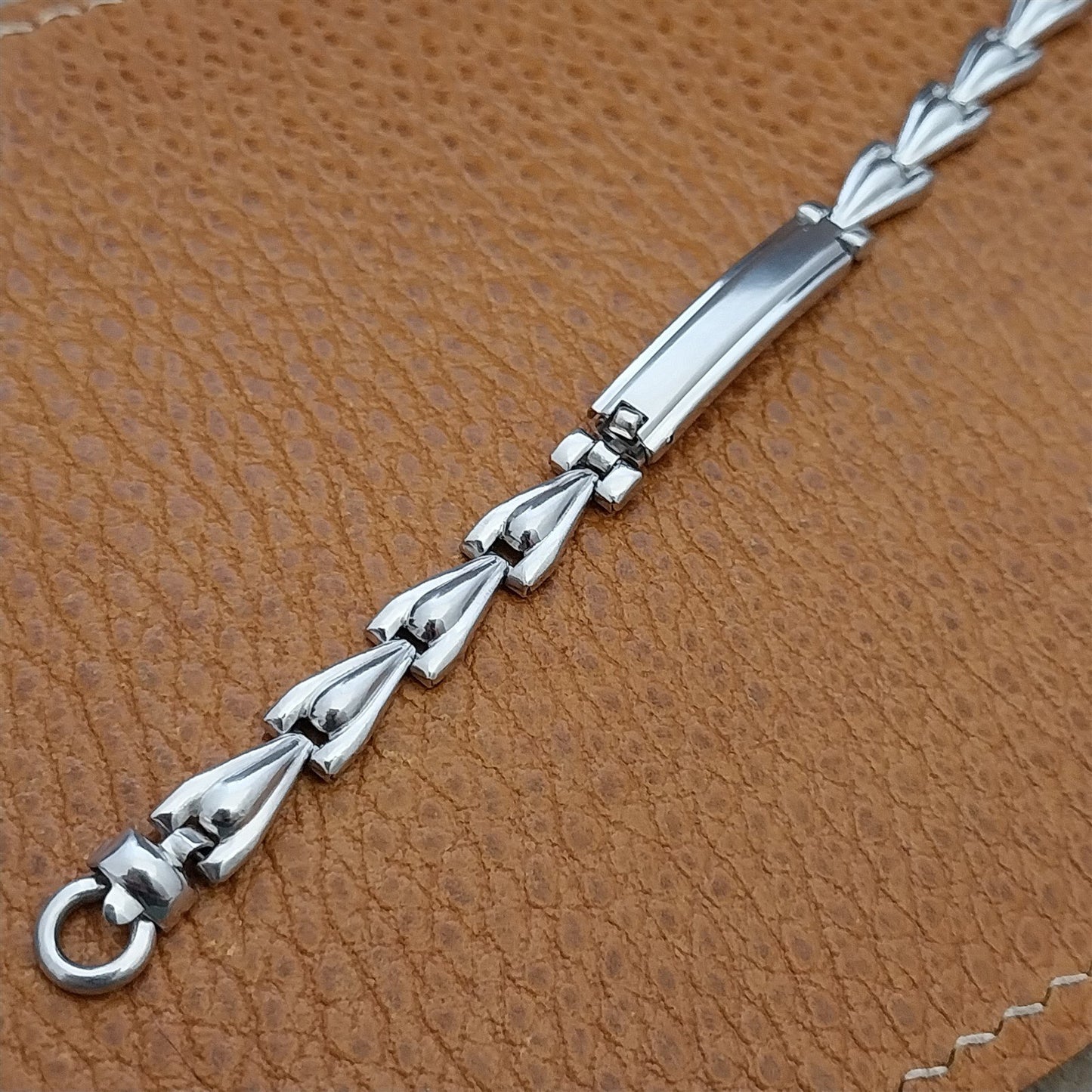 Ladies 12k White Gold-Fill JB Champion Short Classic Unused Vintage Watch Band