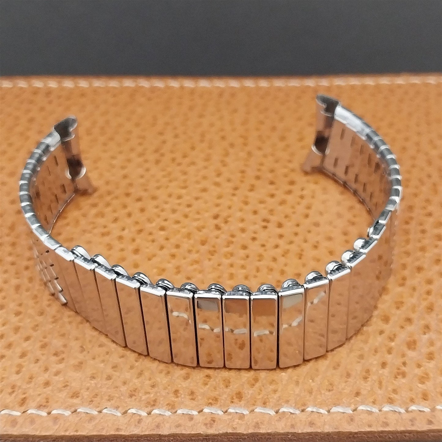 Vintage 17mm Stainless Steel Expansion Craftex Classic 1960s Unused Watch Band
