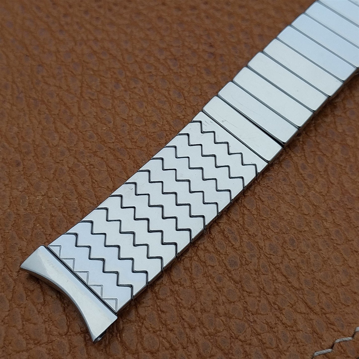 Vintage 17mm Stainless Steel Expansion Craftex Classic 1960s Unused Watch Band