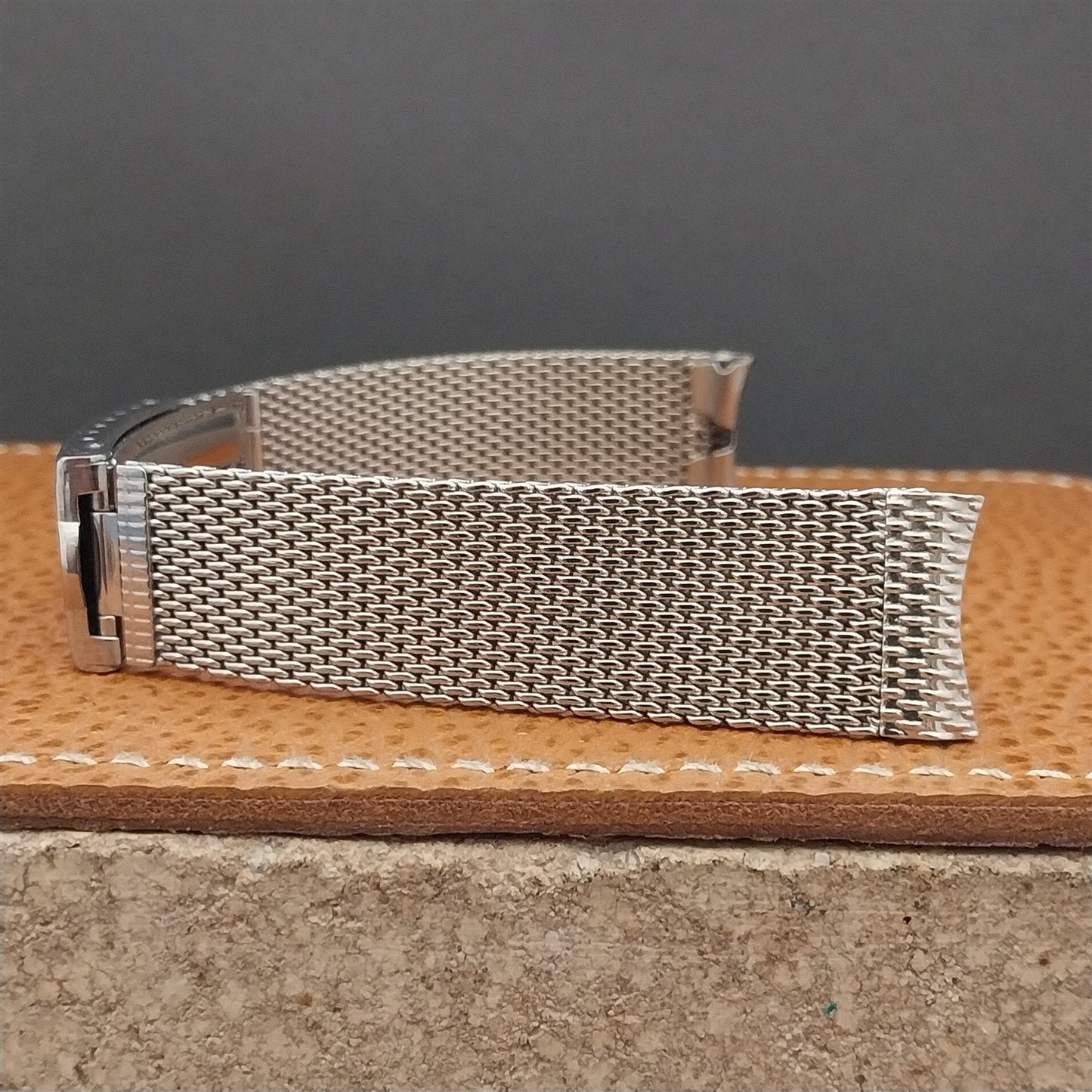 17.2mm Stainless Steel Mesh Craftex Canada Unused 1960s Vintage Watch Band