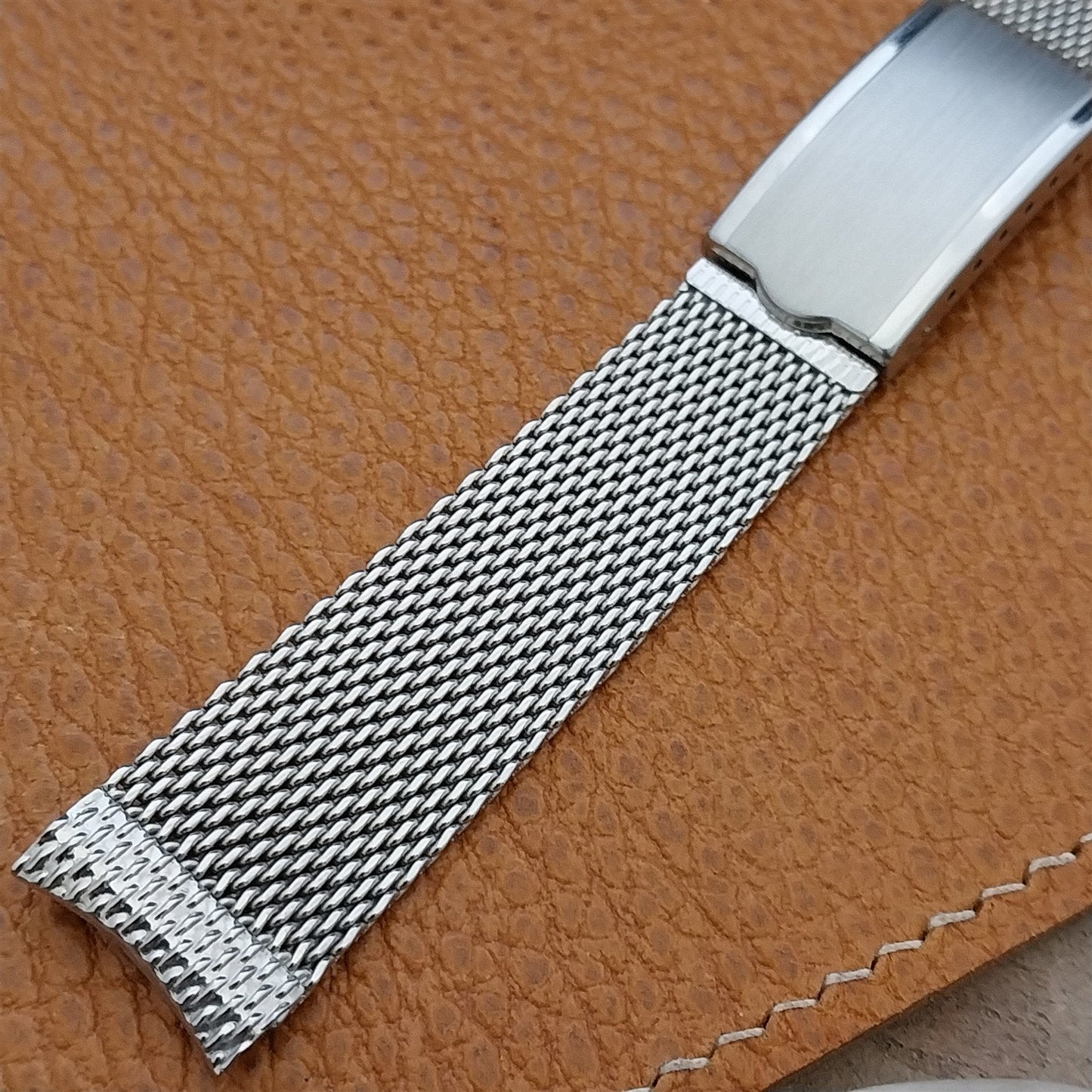 17.2mm Stainless Steel Mesh Craftex Canada Unused 1960s Vintage Watch Band