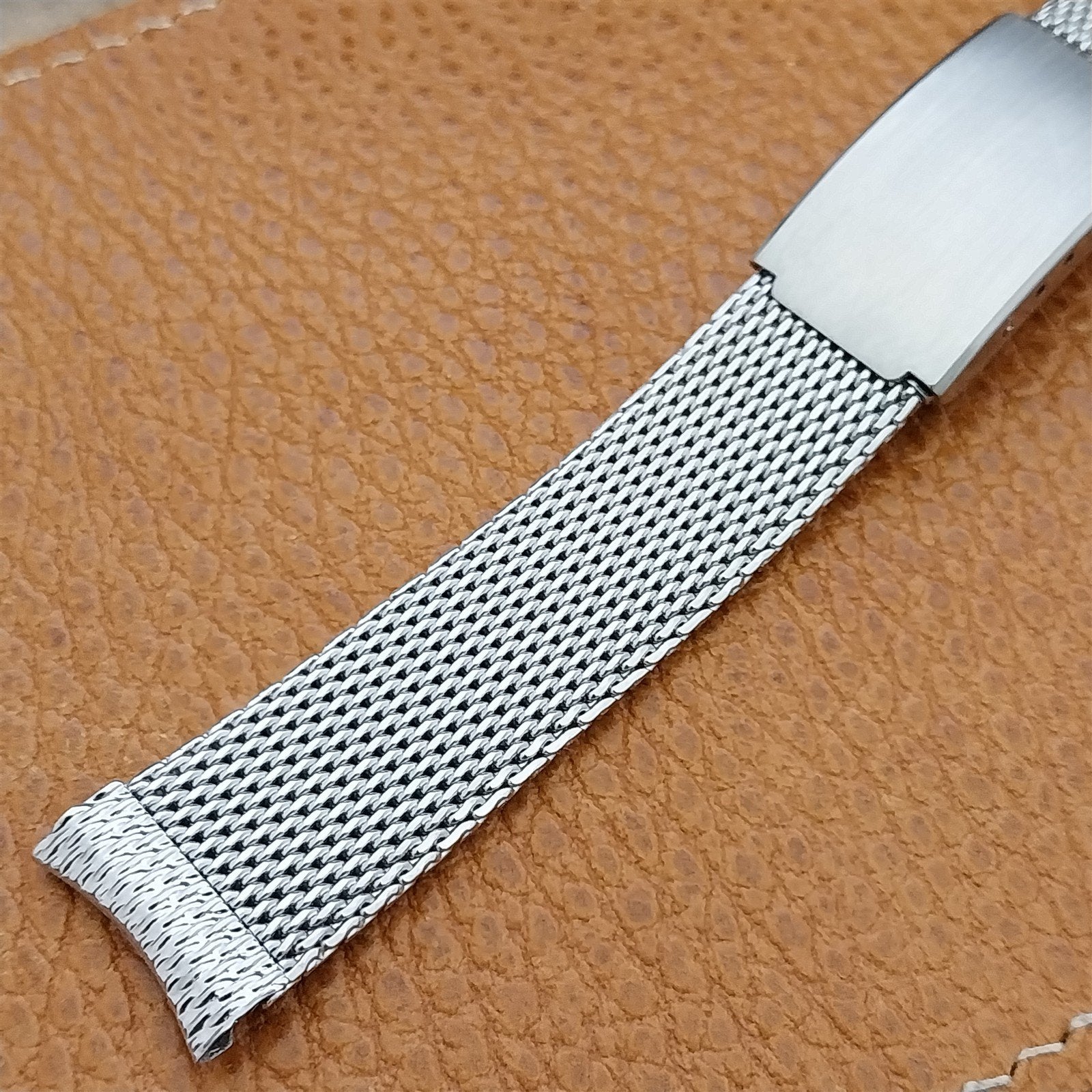 Vintage 17.2mm Stainless Steel Mesh Craftex Canada Unused 1960s Watch Band