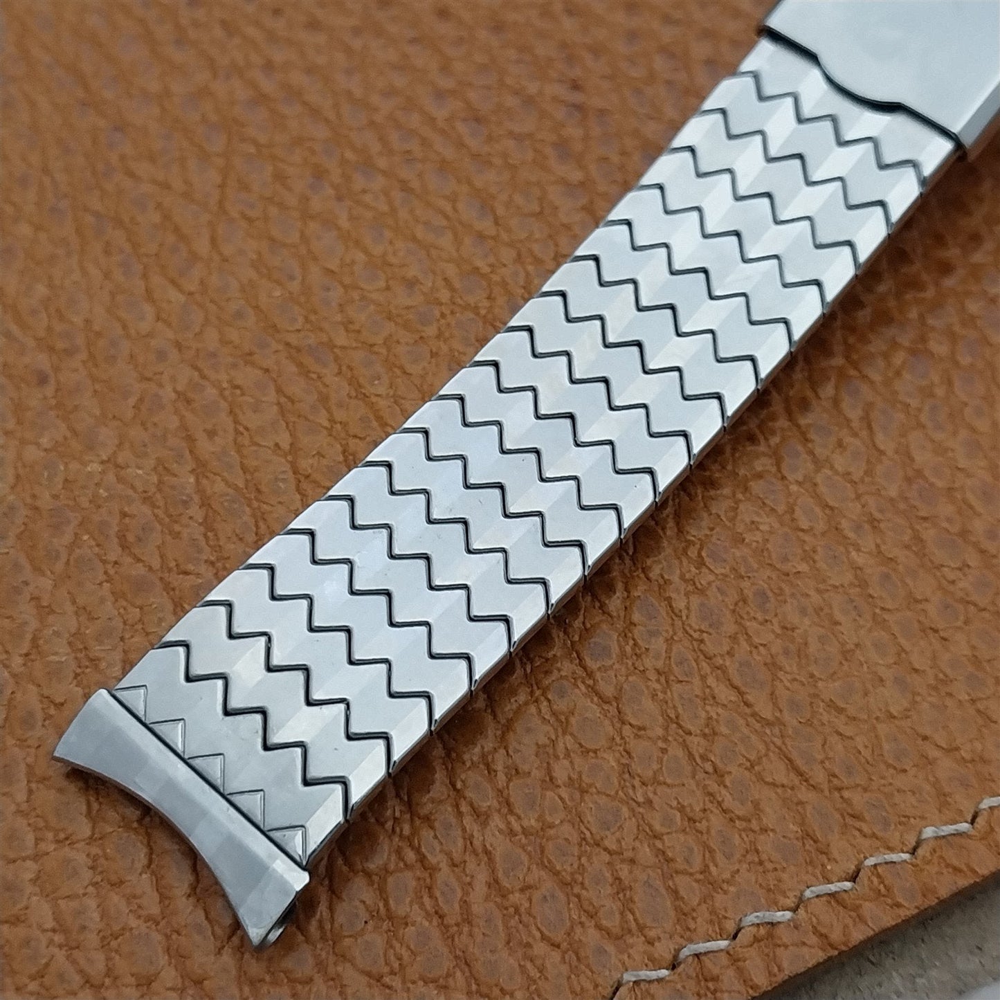 Vintage 17mm Stainless Steel Craftex Canada Unused Classic 1960s Watch Band