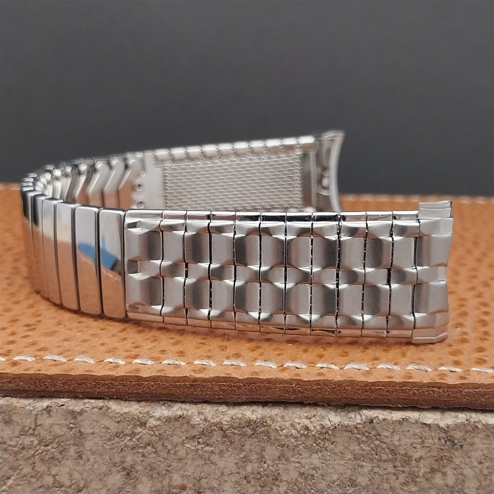 Vintage 19mm 18mm Stainless Classic 1960s Expansion Craftex Unused Watch Band