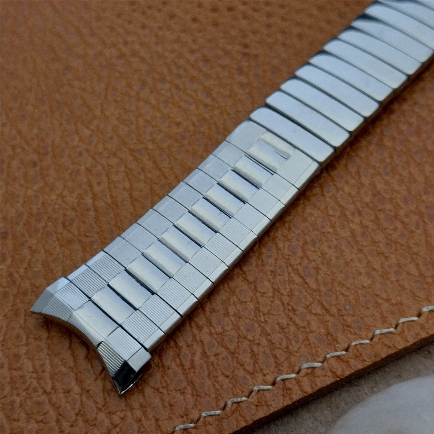 Vintage 19mm 18mm Stainless Classic 1960s Expansion Craftex Unused Watch Band