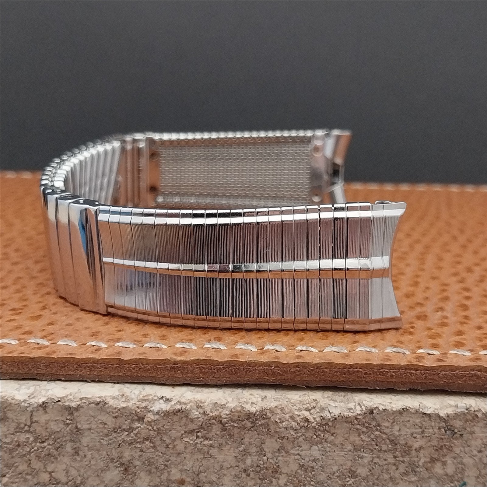 Vintage 17.2mm JB Champion Stainless Steel Classic Unused NOS 1960s Watch Band
