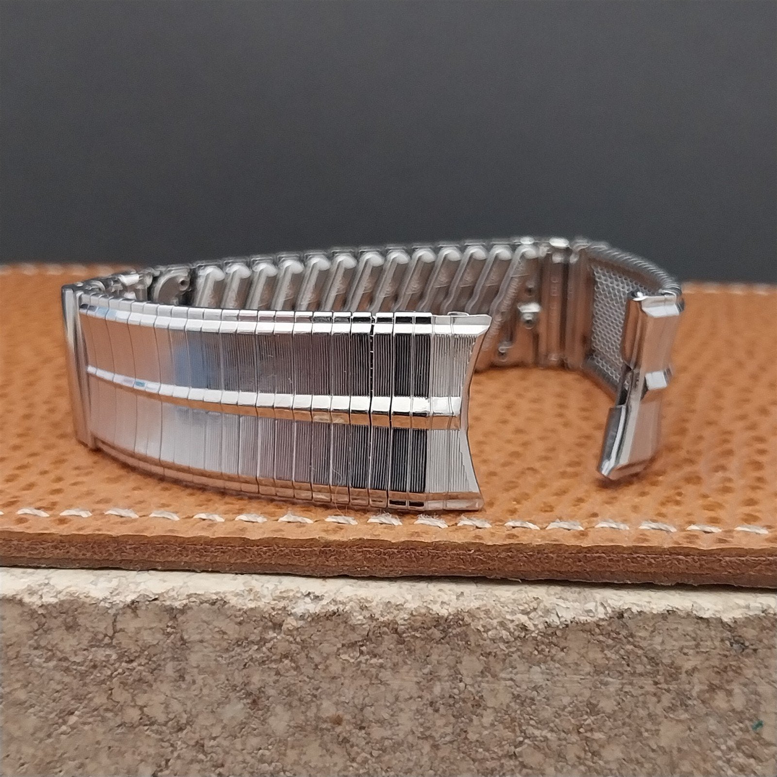 Vintage 17.2mm JB Champion Stainless Steel Classic Unused NOS 1960s Watch Band
