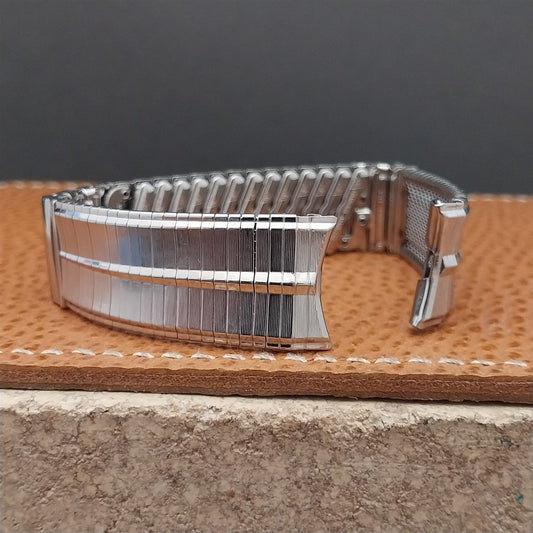 Vintage 17.2mm JB Champion Stainless Steel Classic Unused NOS 1960s Watch Band