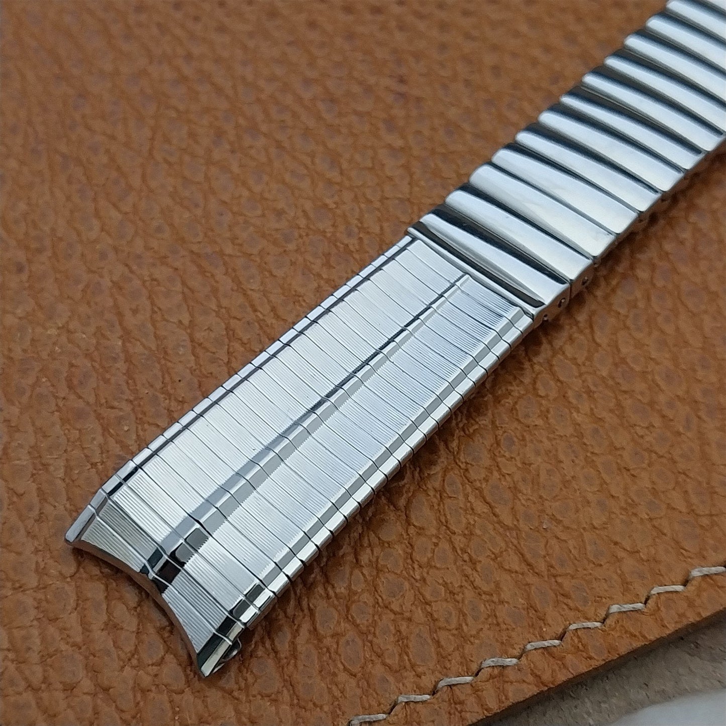 Vintage 17.2mm JB Champion Stainless Steel Classic Unused NOS 1960s Watch Band