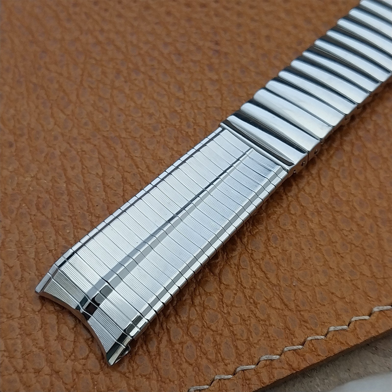 Vintage 17.2mm JB Champion Stainless Steel Classic Unused NOS 1960s Watch Band