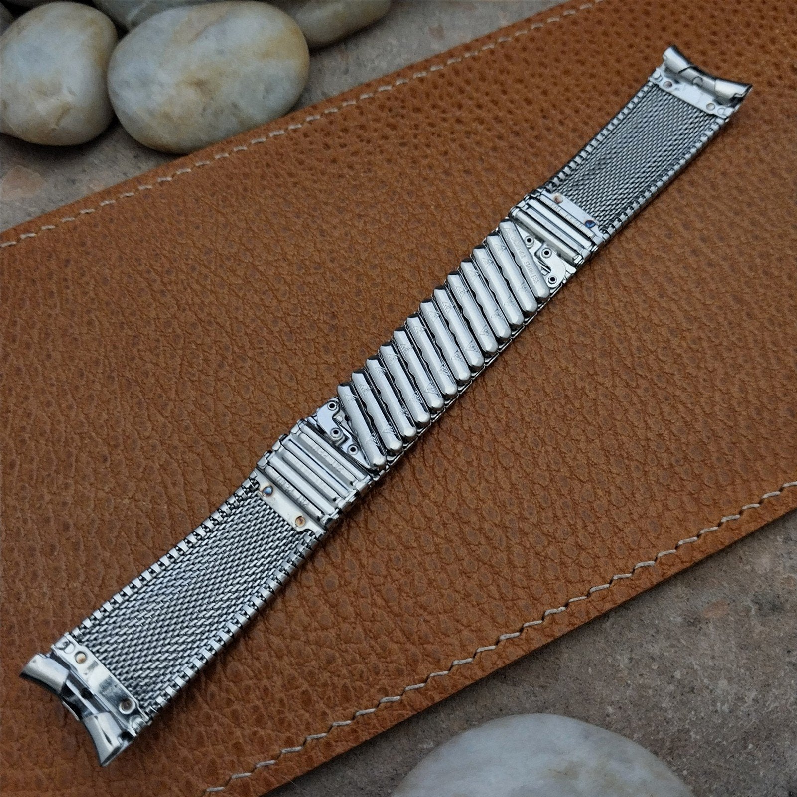 Vintage 17.2mm JB Champion Stainless Steel Classic Unused NOS 1960s Watch Band