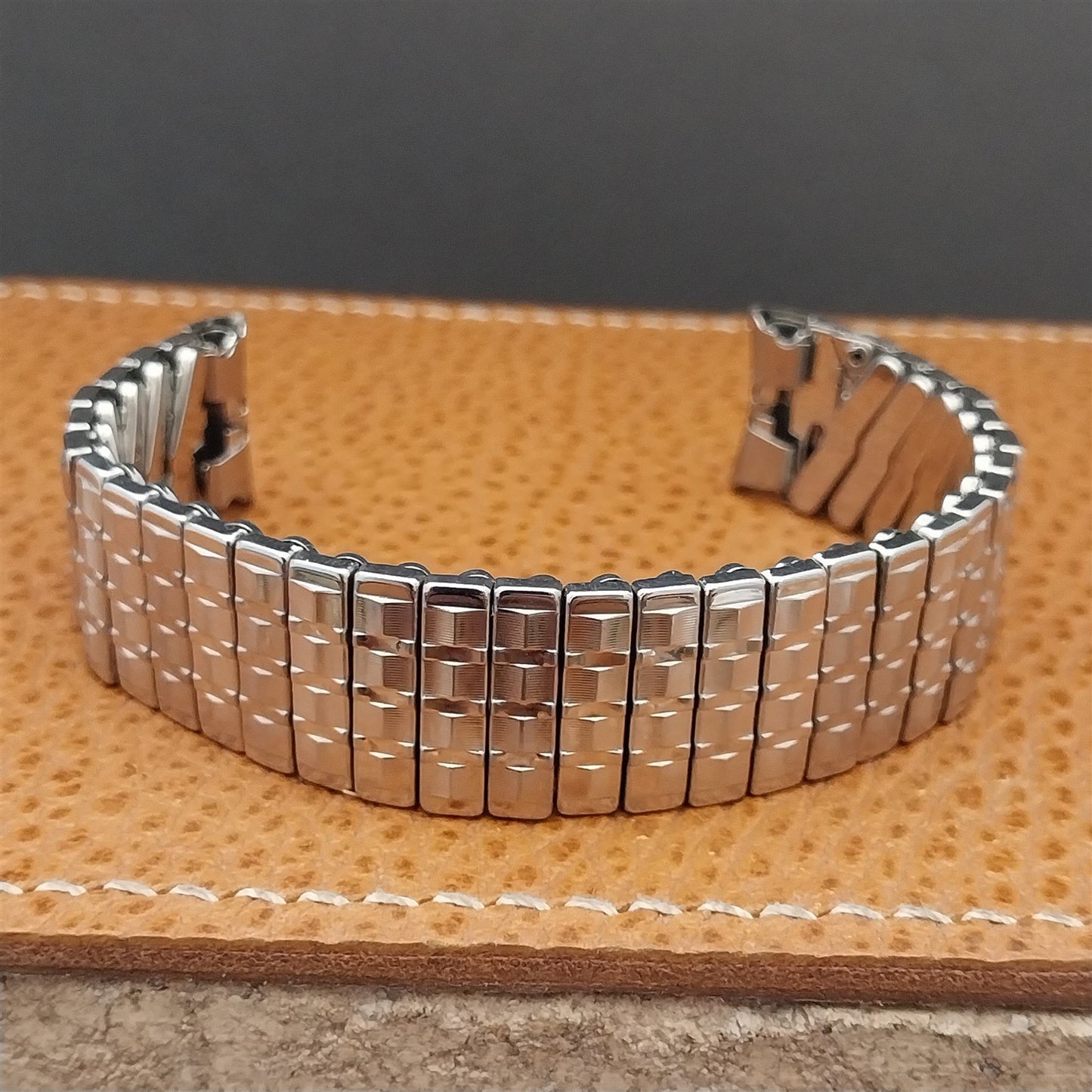 Vintage 5/8" Stainless Steel Craftex Canada Unused Classic 1960s Watch Band