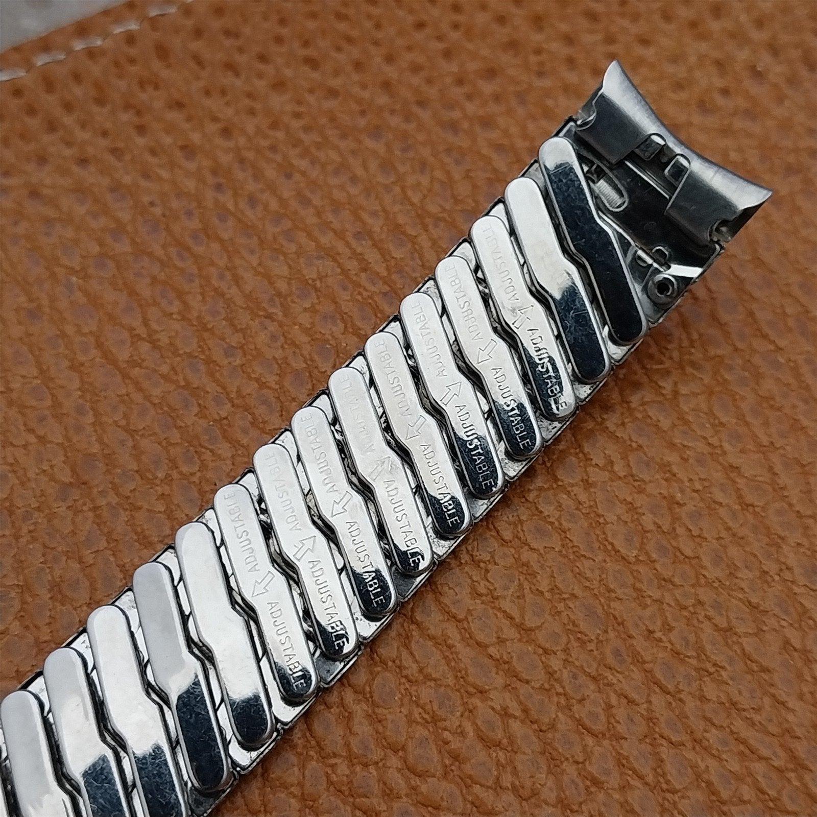 Vintage 5/8" Stainless Steel Craftex Canada Unused Classic 1960s Watch Band