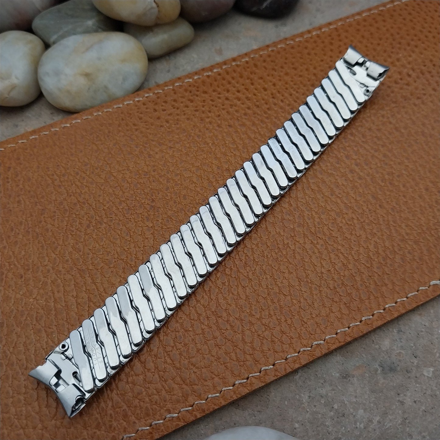 Vintage 5/8" Stainless Steel Craftex Canada Unused Classic 1960s Watch Band