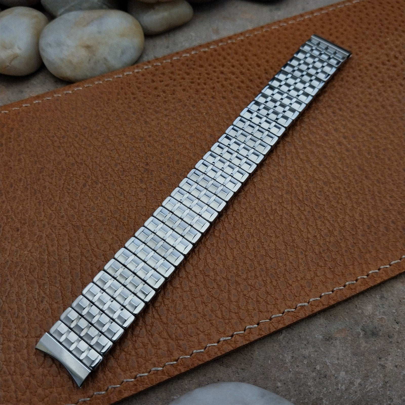 Vintage 5/8" Stainless Steel Craftex Canada Unused Classic 1960s Watch Band