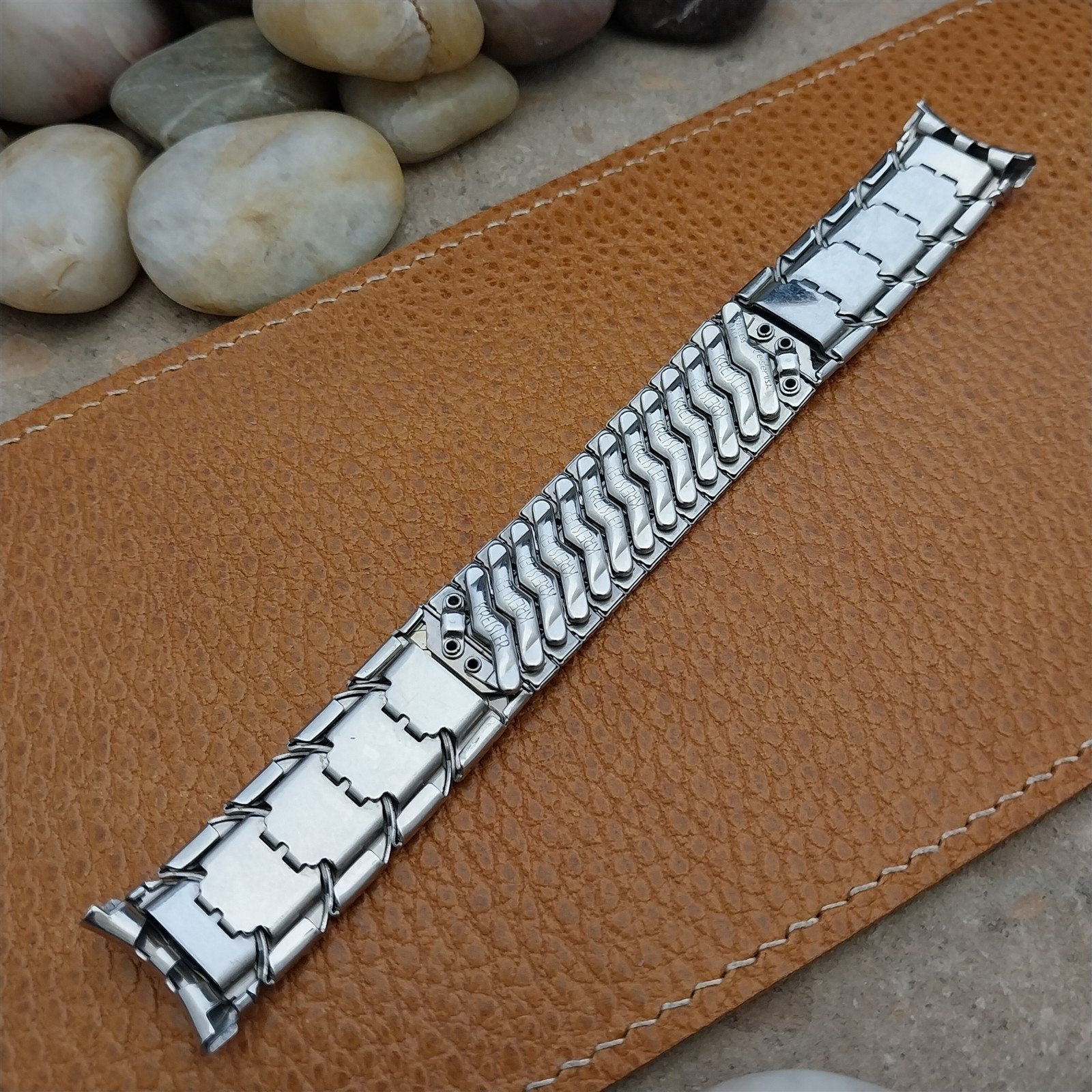 Vintage 19mm 18mm 17mm Stainless Steel Kreisler Unused Classic 1950s Watch Band