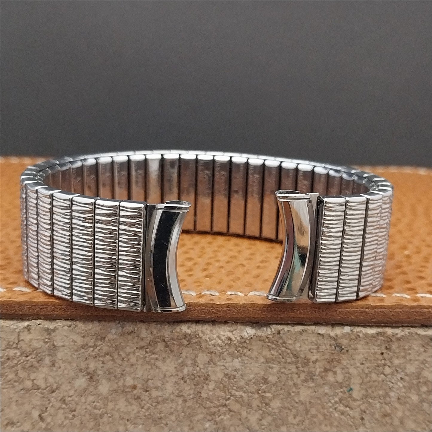 Vintage 17.2mm Stainless Steel Kreisler Classic Stretch Unused 1960s Watch Band