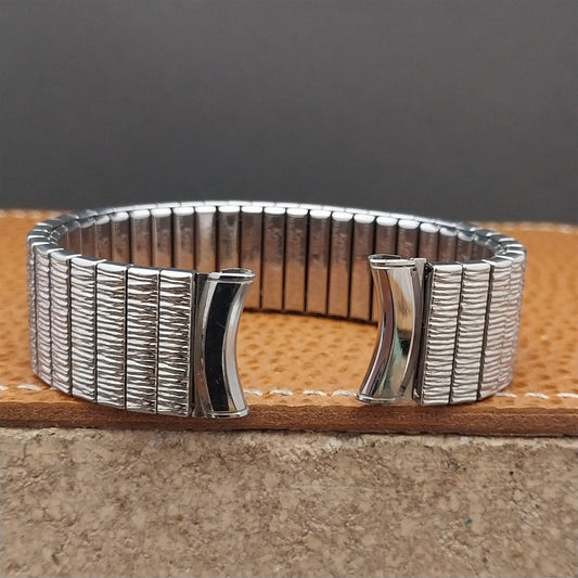 Vintage 17.2mm Stainless Steel Kreisler Classic Stretch Unused 1960s Watch Band