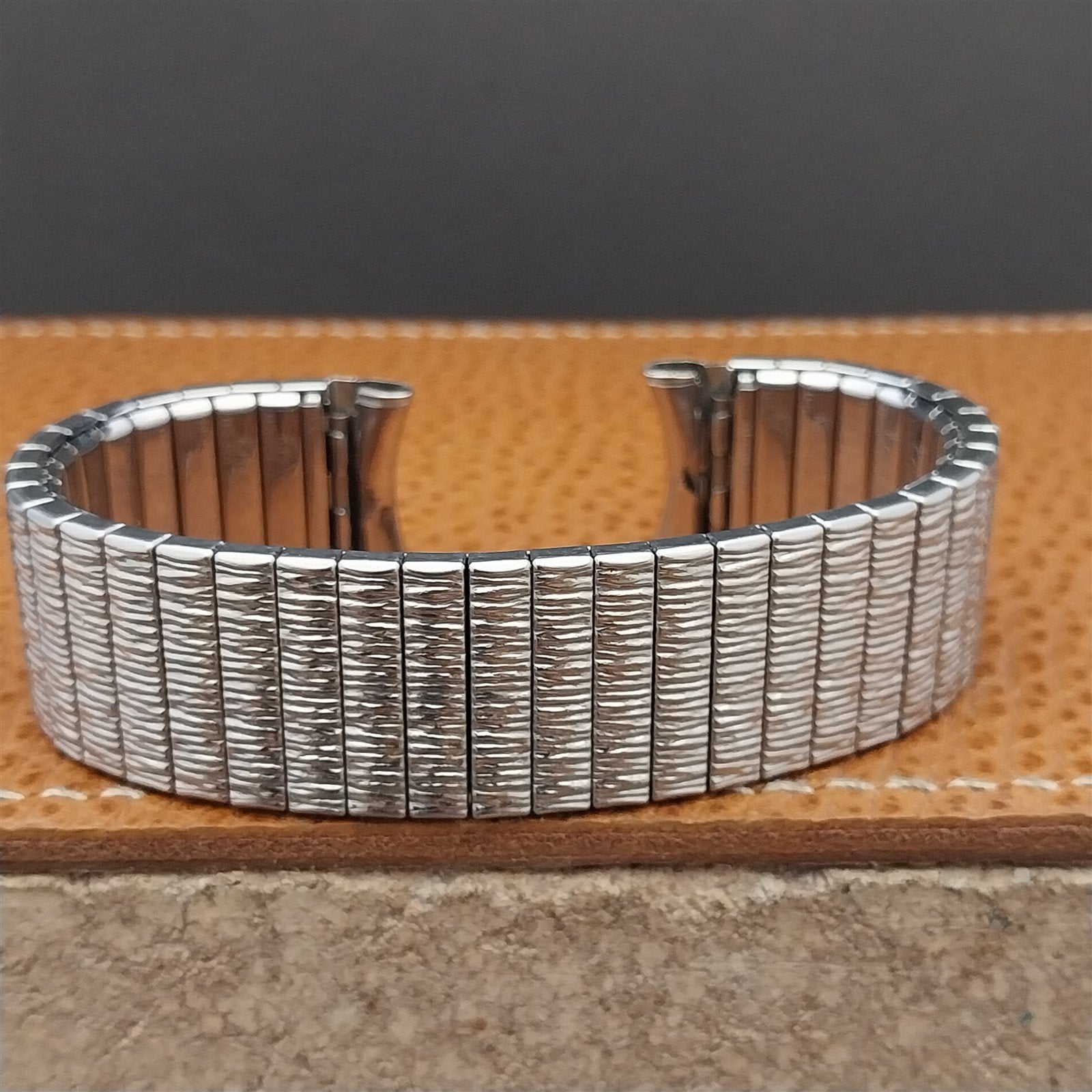 Vintage 17.2mm Stainless Steel Kreisler Classic Stretch Unused 1960s Watch Band