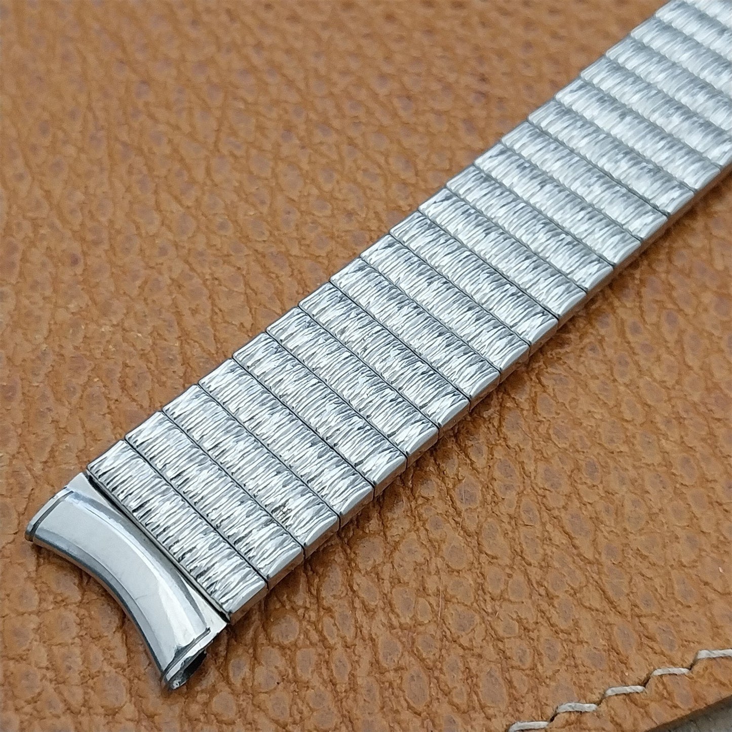 Vintage 17.2mm Stainless Steel Kreisler Classic Stretch Unused 1960s Watch Band