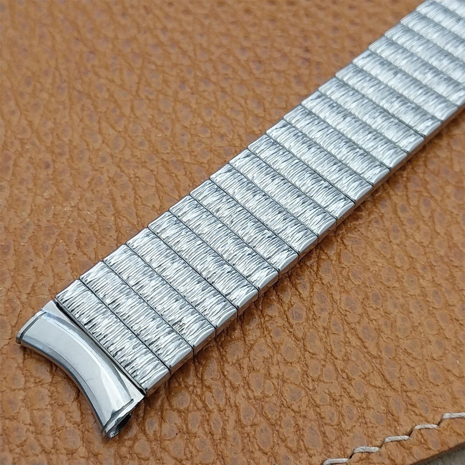 Vintage 17.2mm Stainless Steel Kreisler Classic Stretch Unused 1960s Watch Band