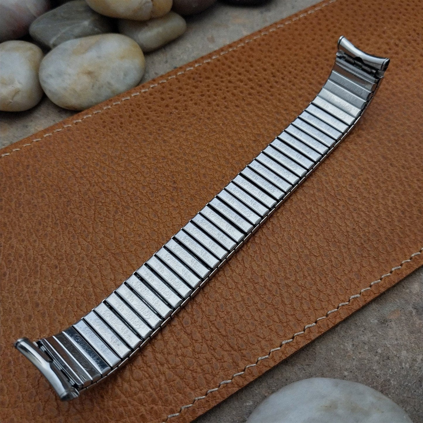 Vintage 17.2mm Stainless Steel Kreisler Classic Stretch Unused 1960s Watch Band