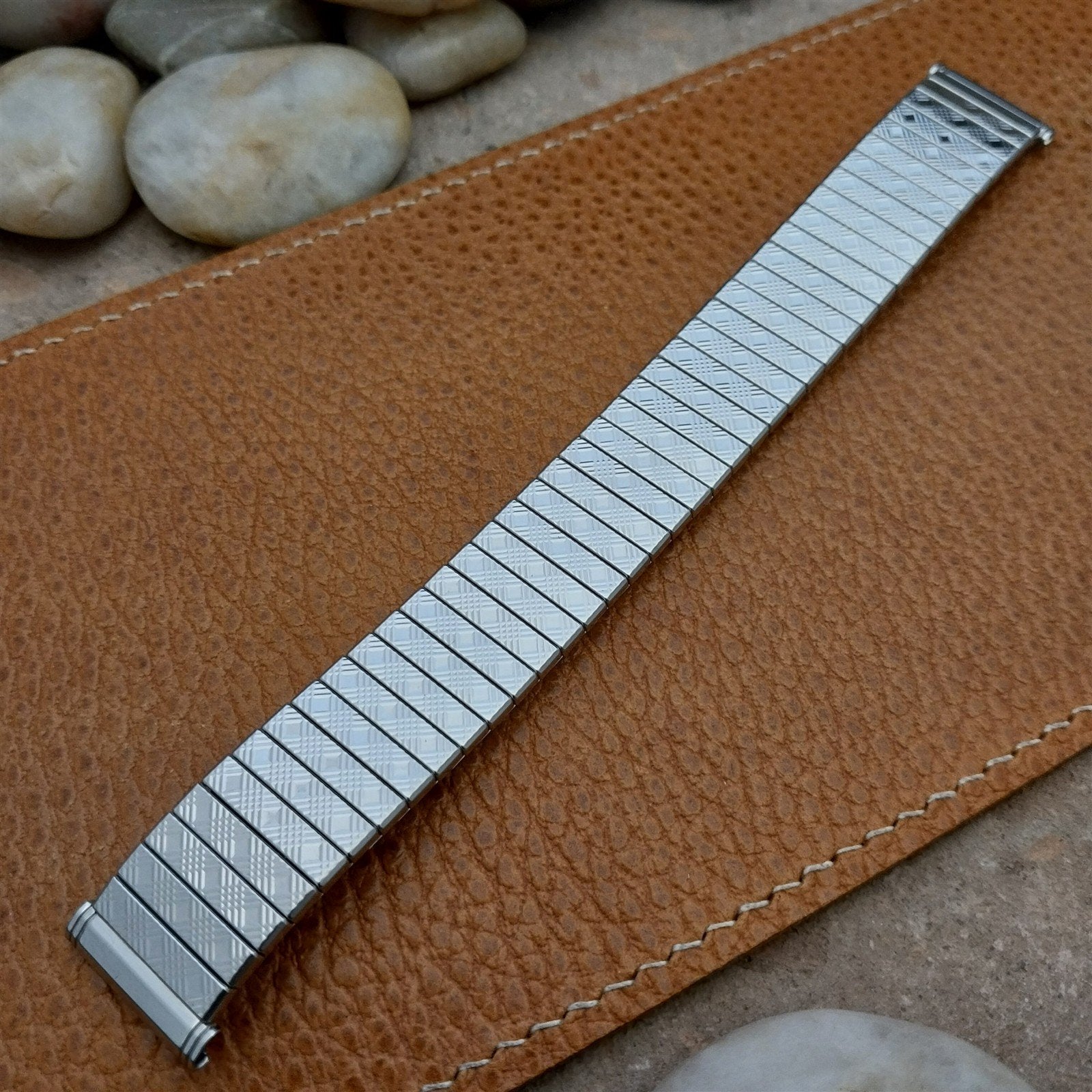 Long Kreisler 19mm 18mm 17mm Stainless Classic Stretch NOS Vintage Watch Band