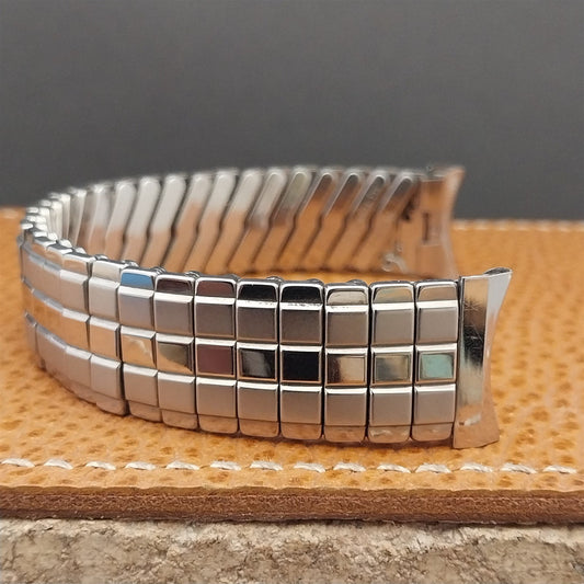 Vintage 17.2mm Stainless Steel Expansion Flexo Classic 1960s Unused Watch Band